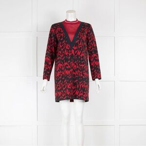 Missoni Red Black Dress NWOT Size M